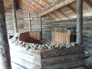 Sieppijärven laavukirkon alttari